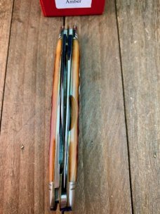 Robeson Mastercraft by Queen Cattleman’s Stockman Amber Jigged Bone 1 of 200 