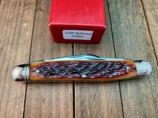 Robeson Mastercraft by Queen Cattleman’s Stockman Amber Jigged Bone 1 of 200 