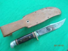 Western USA W36 D Fixed Blade Hunting Knife