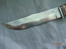 Kinfolks USA Leather Handle Fixed Blade