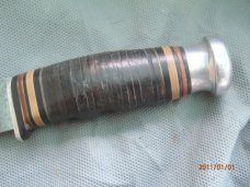 Kinfolks USA Leather Handle Fixed Blade
