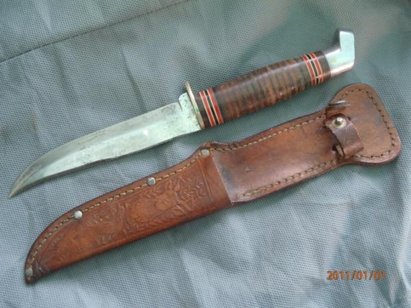 Stag Brand Geo. Schrade Knife Co Fixed Blade Knife