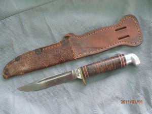 Western Boulder Colo. USA L48A Bird & Trout Knife