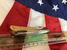Vintage Parker Cut Co. Large Single Blade Heavy Duty “Golden Eagle” 4” Knife -NOS