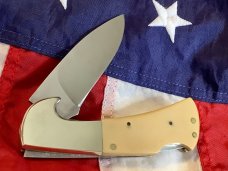 Vintage Parker Cut Co. Large Single Blade Heavy Duty “Golden Eagle” 4” Knife -NOS
