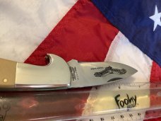 Vintage Parker Cut Co. Large Single Blade Heavy Duty “Golden Eagle” 4” Knife -NOS