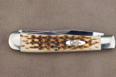 2018 CASE XX 6254SS JIGGED AMBER BONE TRAPPER