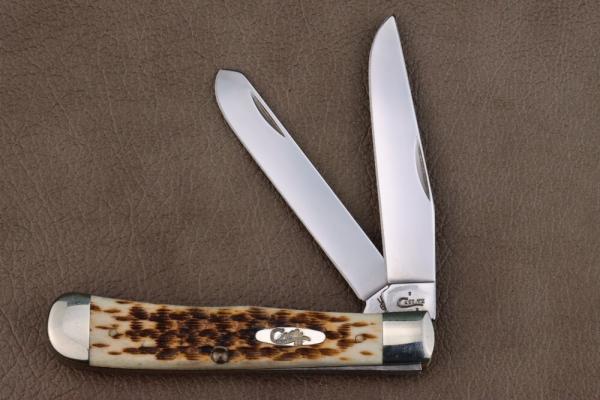 2018 CASE XX 6254SS JIGGED AMBER BONE TRAPPER 2018 CASE XX 6254SS JIGGED AMBER BONE TRAPPER