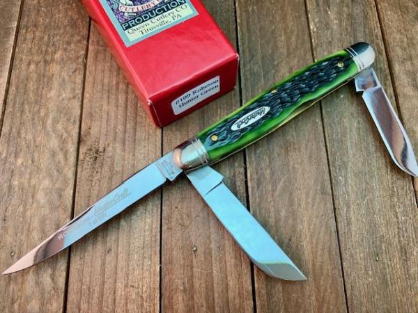 Robeson Mastercraft by Queen Cattleman’s Stockman Hunter Green Jigged Bone 1 of 200 Robeson Mastercraft by Queen Cattleman’s Stockman Hunter Green Jigged Bone 1 of 200