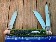 Robeson Mastercraft by Queen Cattleman’s Stockman Hunter Green Jigged Bone 1 of 200 