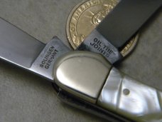 Buck Creek Solingen Germany Imitation Pearl Copperhead Knife