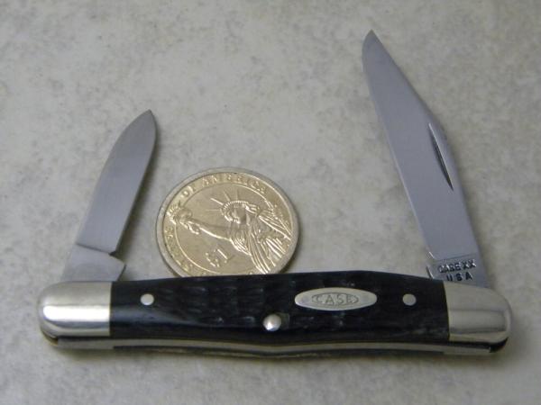 Case XX USA 1 Dot 6208 Bone Half Whittler Knife Case XX USA 1 Dot 6208 Bone Half Whittler Knife