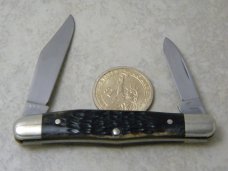 Case XX USA 1 Dot 6208 Bone Half Whittler Knife 
