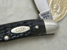 Case XX USA 1 Dot 6208 Bone Half Whittler Knife 
