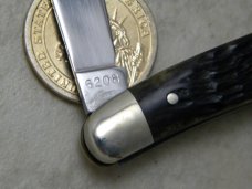 Case XX USA 1 Dot 6208 Bone Half Whittler Knife 