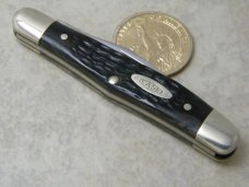Case XX USA 1 Dot 6208 Bone Half Whittler Knife 