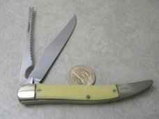 Ulster USA Yellow Fish Knife w/Gaff Hook and Scaler