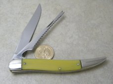 Ulster USA SS Yellow Fish Knife w/Gaff Hook and Scaler