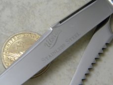 Ulster USA SS Yellow Fish Knife w/Gaff Hook and Scaler