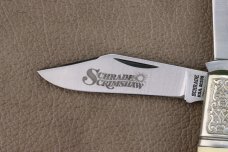 SCHRADE USA SCRIMSHAW SC-506 TWO BLADE BARLOW