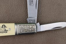 SCHRADE USA SCRIMSHAW SC-506 TWO BLADE BARLOW