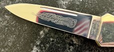 Vintage Parker Desperado Knife, Japan, Great Handle Scales, Unused 