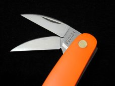 Great Eastern Cutlery Farm & Field Orange Delrin Pocket Carver Knife NIT 620324 Wharncliffe