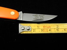 Great Eastern Cutlery Farm & Field Orange Delrin Pocket Carver Knife NIT 620324 Wharncliffe