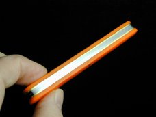 Great Eastern Cutlery Farm & Field Orange Delrin Pocket Carver Knife NIT 620324 Wharncliffe