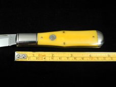 Great Eastern Cutlery Northfield Smooth Yellow Rose Bone Allegheny Large Coke Bottle Knife 976119