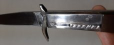 Handmade Switchblade with Swing-guard 