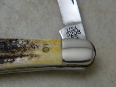 Case XX USA 4 Dot 5208 Stag Half Whittler Knife 
