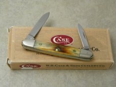Case XX USA 1 Dot (1999) VO5263 Stag Etched Eisenhowser Knife NIB