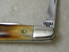 Case XX USA 1 Dot (1999) VO5263 Stag Etched Eisenhowser Knife NIB