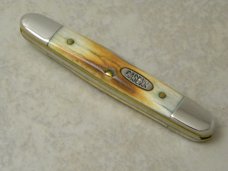 Case XX USA 1 Dot (1999) VO5263 Stag Etched Eisenhowser Knife NIB