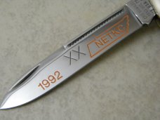 Case Brothers Bradford PA USA NETCO1990 Stag Tested XX 53091 Large Whittler Knife