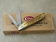 Case XX USA 1999 Stag V5220 Peanut Knife NIB
