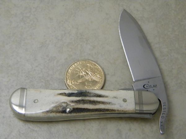 Case XX 3 Dot (2017) V51953 1/2L Vintage Stag Russlock Knife 