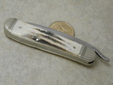 Case XX 3 Dot (2017) V51953 1/2L Vintage Stag Russlock Knife 
