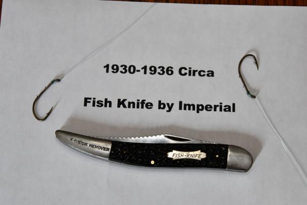 Imperial Fish Knife 1930 to 1936! Great for collectors or fishing Old timers! 