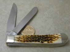 Case XX USA 2 Dot (2008) Bone Trapper Knife
