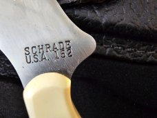 Vintage Schrade USA 1976 Scrimshaw Sharpfinger 152SC Knife w/ Original Box/Papers - MINT Untouched