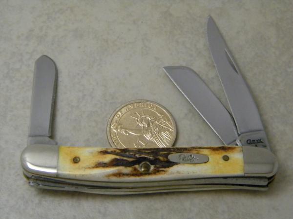 Case XX USA 1 Dot (2009) 5318 Stag Stockman Knife