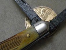 Case XX USA 2014 Damascus 6355WH DAM Barn Board Wharncliff Whittler Knife