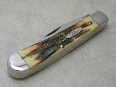 Case XX USA 2004 Bone Stag 6.5254 Trapper Knife