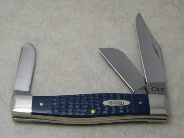 Case XX USA 2010 6375 Blue Delrin Stockman Knife Case XX USA 2010 6375 Blue Delrin Stockman Knife