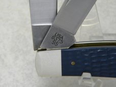 Case XX USA 2010 6375 Blue Delrin Stockman Knife