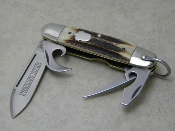 A.G. Russell USA 2004 Lowell AR Stag Premium Scout Knife A.G. Russell USA 2004 Lowell AR Stag Premium Scout Knife