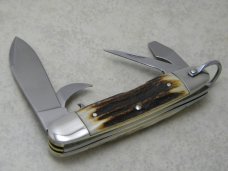 A.G. Russell USA 2004 Lowell AR Stag Premium Scout Knife 
