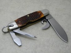 A.G. Russell USA 2004 Lowell AR Bone Premium Scout Knife 